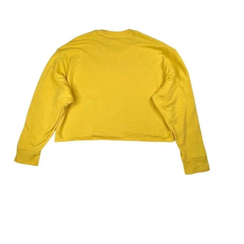 Victoria's Secret Pink Colorblock Snap Button Cropped Sweatshirt - Picture 2 of 10
